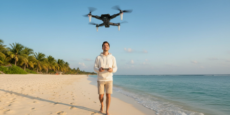 DRONE FlyPro14 2 CAMERAS OBSTACLE RADAR BRUSHLESS MOTORS 75min TOY