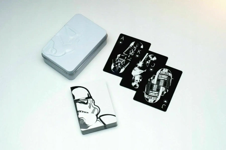 Star Wars Stormtrooper VADER playing cards + metal box