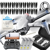 DRON FlyPro10 2 KAMERY BEZKARTÁČOVÉ MOTORY REŽIM VZNÁŠENÍ WIFI 3x20min 2KM HRAČKA