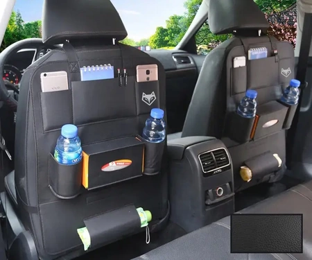 Organizér na autosedačku, ochranný potah sedadla Eco-leather