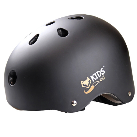 DĚTSKÁ CYKLISTICKÁ PŘILBA EVI KIDS na kolo, skateboard, kolečkové brusle 48-55 cm 1-5 let - černá