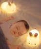 Lampka nocna dla dzieci Słodki Królik - lampa RGB LED + TIMER + PILOT