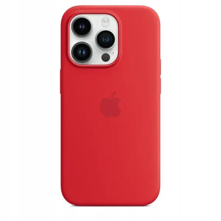 Genuine APPLE iPhone 14 Pro MagSafe Silicone Case - Red (Red) - MPTG3ZM/A - New, open box