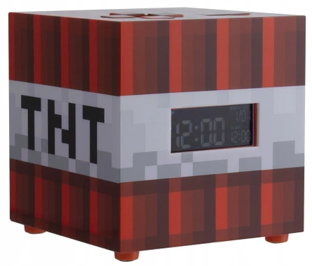 MINECRAFT osvětlený budík TNT blok