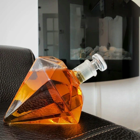 Karafa na whisky se skleničkami EVI PREMIUM Diamond - dárková sada