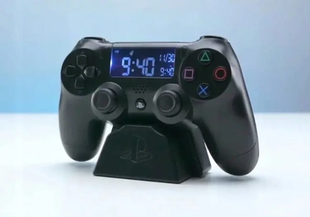 Zegar budzik PLAYSTATION PS4 PS5 Pad kontroler DualShock - czarny
