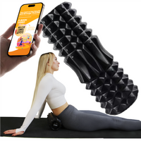 ROLLER MASSAGE ROLLER for REHABILITATION with Spikes FITNESS CROSSFIT + EBOOK