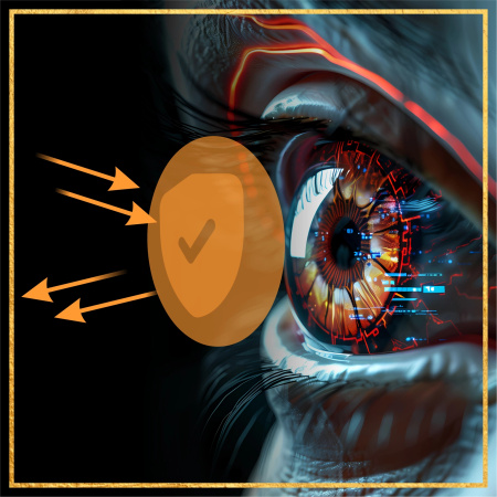 Počítačové brýle blokující 99% modrého světla ANTI BLUE LIGHT s pouzdrem