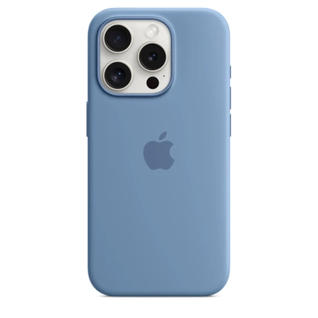 Oryginalne etui APPLE trwała obudowa iPhone 15 PRO MagSafe MT1L3ZM błękit - nowe, otwarte opakowanie