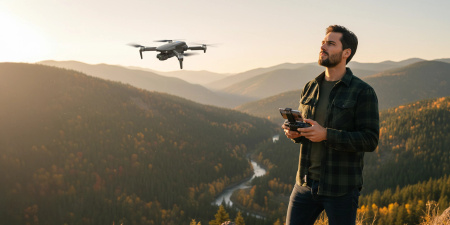 DRON HRAČKA FlyPro2X NASTAVITELNÉ 2 KAMERY BEZKARTÁČOVÉ MOTORY 30min WIFI