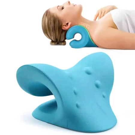 NECK PILLOW Spine Massage NECK RELAXER Relief PAIN MASSAGER EVI MEDI SERIES