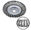 Head for petrol scythe, trimmer - wire brush weave for ankle cleaning