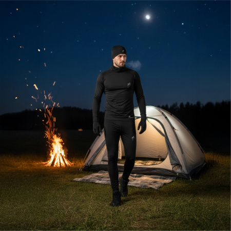 MEN'S THERMOACTIVE T-SHIRT THERMAL LONG SLEEVE BLOUSE QUICK-DRYING XXL 2XL