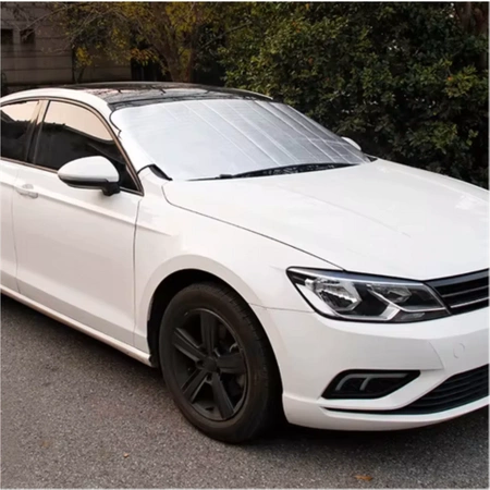 Anti-frost sunshade mat for car windows, LARGE, 180x70 cm