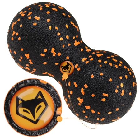 DOUBLE ROLLER MASSAGE BALL DUOBALL Rehabilitation Ball 8cm + EBOOK