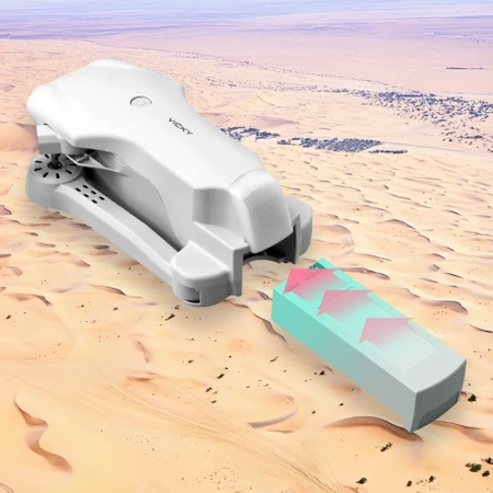 DRON F10 2 kamery silniki BEZSZCZOTKOWE zawis WIFI 3x20min ZABAWKA APP SET