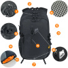 TOURIST TREKKING MOUNTAIN BACKPACK 25L MEN'S WOMEN'S STRONG FOR MOUNTAINS BLACK