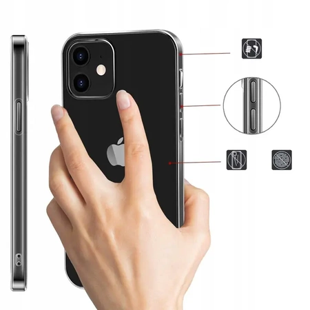 Etui ochronne pancerne + szkło hartowane do iPhone 12 Mini