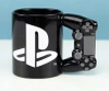 PLAYSTATION PAD PS4 PS5 controller ceramic mug - black