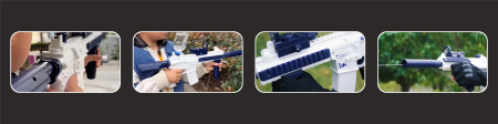 Electric Water Gun Rifle Automatic Toy for Kids M416+ GLOCK Pistol | EVI