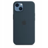 Oryginalne etui APPLE iPhone 13 Silikonowe - Granatowe (Abyss Blue) - MM293ZM/A - nowe, otwarte opakowanie