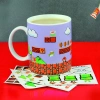 SUPER MARIO Bros Do It Yourself (Build A Level) mug with stickers