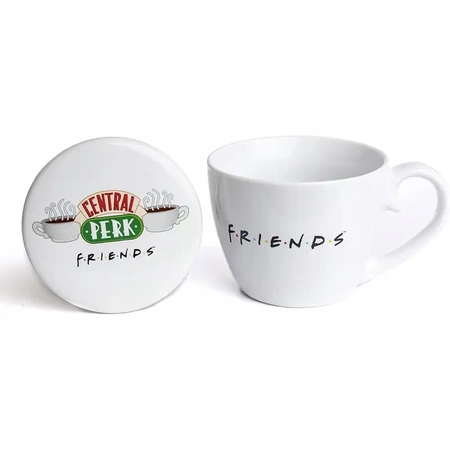 Kubek z serialu PRZYJACIELE Friends - z podstawką Central Perk