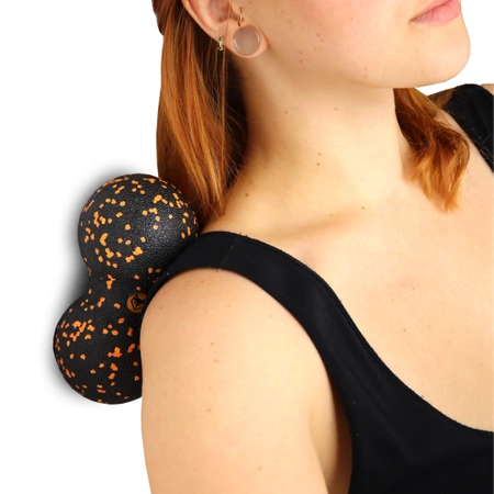 DOUBLE ROLLER MASSAGE BALL DUOBALL Rehabilitation Ball 8cm + EBOOK