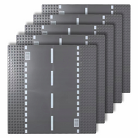 STAVEBNÍ DESKY pro LEGO kostky 32x32 kreativní SADA 5 kusů PŘÍMÁ CESTA