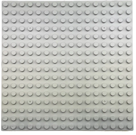 PŁYTKI KONSTRUKCYJNE do klocków LEGO Duplo 16x16 kreatywny ZESTAW 5 sztuk jasny szary