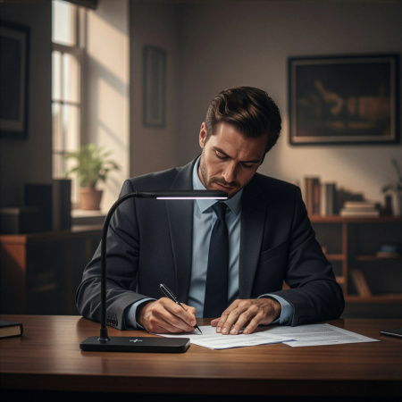 LAMPKA BIURKOWA LED NA BIURKO LAMPA SZKOLNA CZYTANIA PRACY NOCNA ŁADOWARKA - CZARNA