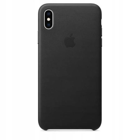 Oryginalne etui APPLE iPhone XS MAX Skórzane - Czarne (Black) - MRWT2ZM/A