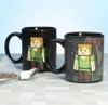 MINECRAFT thermoactive mug with Enderman Steve Alex