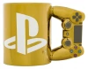PLAYSTATION PAD Keramický hrnek s ovladačem PS4 PS5 - zlatý