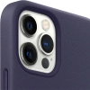 Originální kožené pouzdro APPLE iPhone 12 Pro Max MagSafe - fialové - MJYT3ZM/A