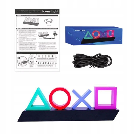 Lampka PlayStation ICON - duża lampa LED świeci do rytmu