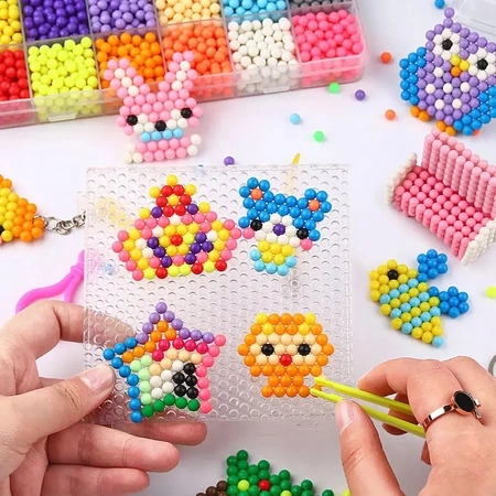 Koraliki wodne EVI KIDS MAGIC BEADS zestaw ponad 3800 sztuk