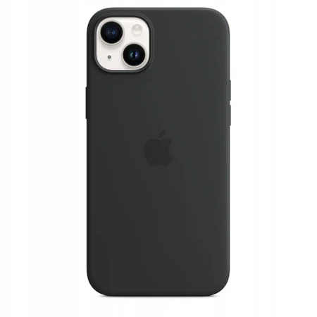 Original APPLE iPhone 14 Plus MagSafe Silicone Case - Black (Black) - MPT33ZM/A