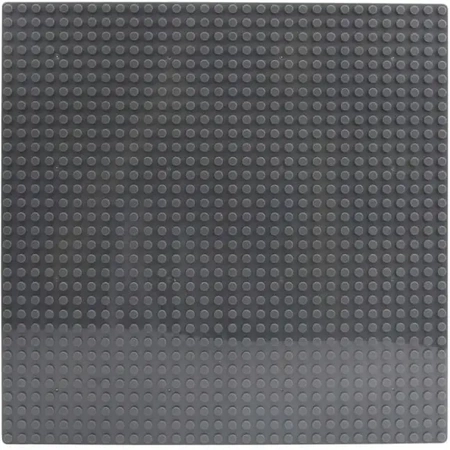 Construction tile for LEGO STANDARD bricks - dark grey