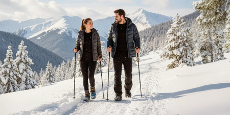 PROTISKLUZOVÉ TURISTICKÉ NÁVLEKY NA OBUV ŘETĚZY HROTY TREKINGOVÉ POUZDRO - 41-44 CRAMPONS PREMIUM