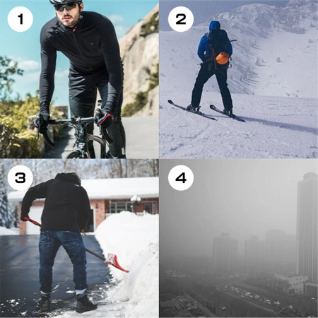 Kominiarka termoaktywna ocieplana narciarska balaclava uniwersalna zimowa MORO