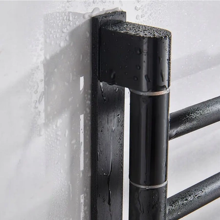 Towel rail, bathroom handle, movable, LOFT black