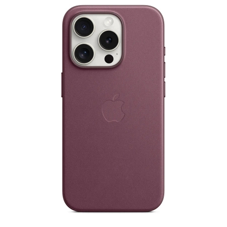 Oryginalne etui APPLE trwała obudowa iPhone 15 PRO FINEWOVEN MT4L3ZM rubin