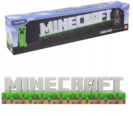 MINECRAFT ICON LOGO 3D lamp - large LED night light