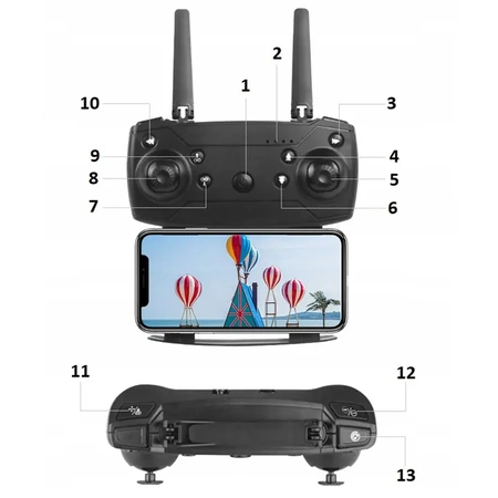 Dron EVI E100 PRO 2 kamery 4K HD WIFI zabawka, zawis 250m + BATERIE 3x20min