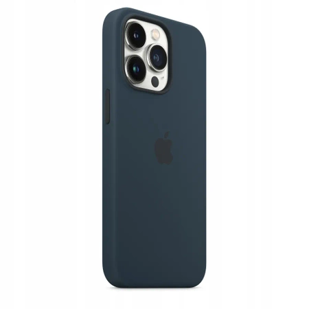Genuine APPLE iPhone 13 Pro Max Silicone Case - Navy Blue (Abyss Blue) - MM2T3ZM/A - New, Open Package