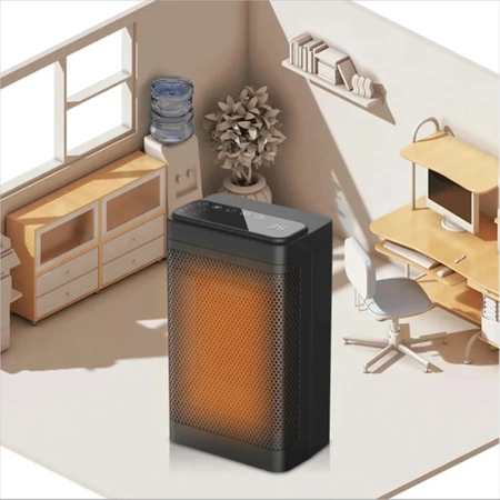 GRZEJNIK ELEKTRYCZNY Ceramiczny Kolumnowy FARELKA 1500W LED Opcje Timer RC