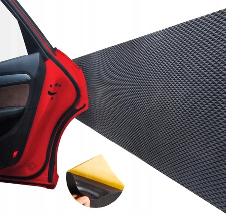 Protective bumper for the wall, parking garage mat, 200x20x0.4cm - set of 4
