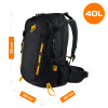 TURISTICKÝ BATOH TREKINGOVÝ HORSKÝ 40L PÁNSKÝ DÁMSKÝ SILNÝ DO HOR ČERNÝ