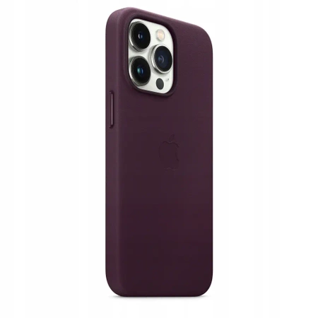 Oryginalne etui APPLE iPhone 13 Pro Max Skórzane - Wiśniowa (Dark Cherry) - MM1M3ZM/A